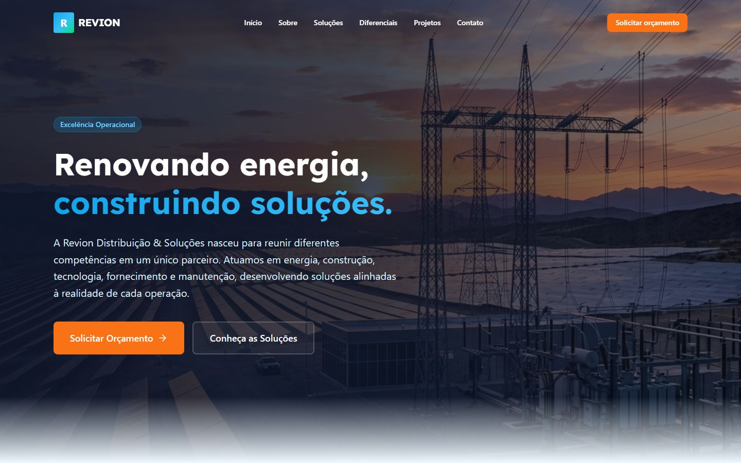 Miniatura do site Revion Energia Solar